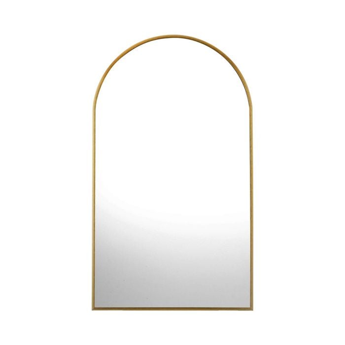 Oikiture 86x50cm Arched Wall Mirror Gold Bunnings Australia