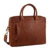 Pierre Cardin Leather Multi-Handle 15" Laptop Computer  Tan
