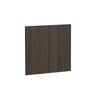 Kaboodle 600mm Truffle Oak Modern Med Rangehood Doors - 2 Pack