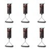 6PK Topchef Barbeque Grill Iron Wire Brush Cleaning Tool Black/Silver