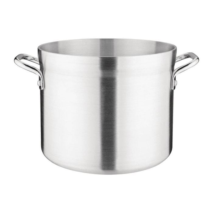 Vogue Aluminium Deep Boiling Pot Commercial Kitchen Cookware 11.4l 250mm