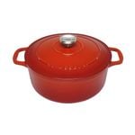 Chasseur Round French Oven /5.2L Inferno  Red  - Inferno Red - 26cm/5.2L