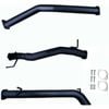 Ignite Exhausts Dpf Back For Volkswagen Amarok 2.0l 3" Straight Pipe Only Black Aluminised Steel