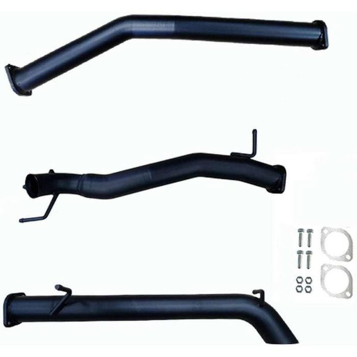 Ignite Exhausts Dpf Back For Volkswagen Amarok 2.0l 3" Straight Pipe Only Black Aluminised Steel