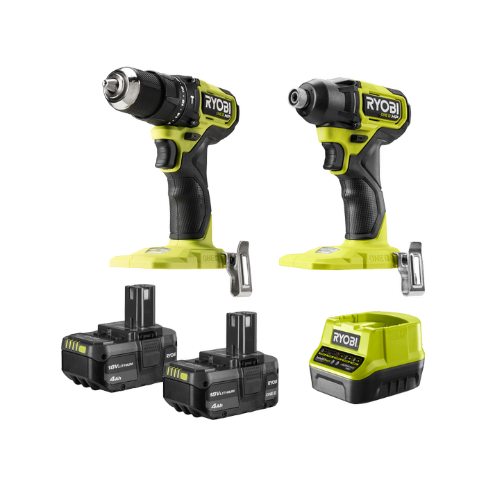 Ryobi 18v Brushless Drill Ryobi Impact Driver Kit RYOBI ONE+ 18V