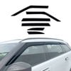 AUSGO Luxury Weather Shields for Land Rover Range Rover Velar 2017-Onwards Weathershields Window Visors Wind Deflectors