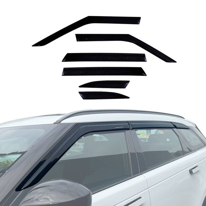 AUSGO Luxury Weather Shields for Land Rover Range Rover Velar 2017-Onwards Weathershields Window Visors Wind Deflectors