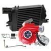 Gen1 High Flow Turbo Charger With 60mm Intercooler And Genuine Oil Feed Pipe For Mitsubishi Triton Mn 4d56 2.5l Vt10