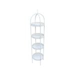 Martinique 4-round Shelf Unit 37x37x154cm