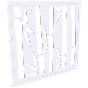 ProtectorAl 300-940 x 300-940mm Surfmist Bamboo Framed Composite Decorative Panel