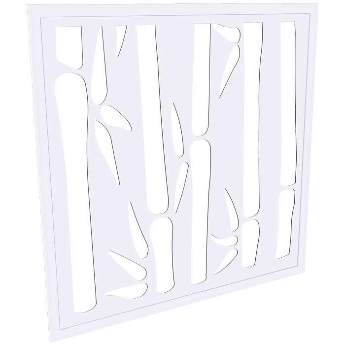 ProtectorAl 300-940 x 300-940mm Surfmist Bamboo Framed Composite Decorative Panel