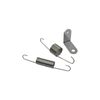 Dual Spring Carburettor Throttle Return Bracket - Chrome