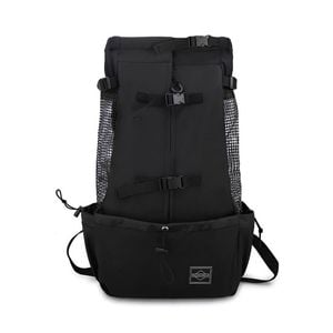 Anypet Xl Black Pet Carrier Backpack With Pockets – Travel & Driving Bag For Medium To Large Dogs