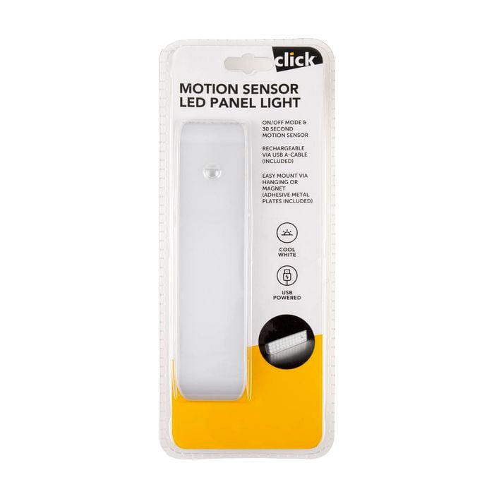 Click Rechargeable Motion Sensor LED Panel Light