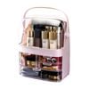 SOGA 3-Tier Pink Countertop Cosmetic Storage Organiser