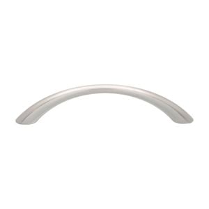 Prestige 112mm Brushed Nickel Tapered Bow Handle - 96mm Brushed Nickel