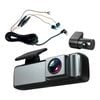 Elinz 1080P Dual Lens No Screen Dash Cam 720P Rear Camera WiFi App Control Supercapacitor Compact Discreet Car DVR Hardwire Kit