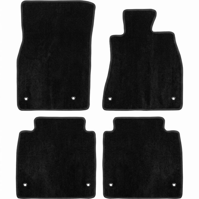 For Lexus LS600 HL (UVF46R) 11/2007-02/2010 Custom Black Car Carpets Floor Mats