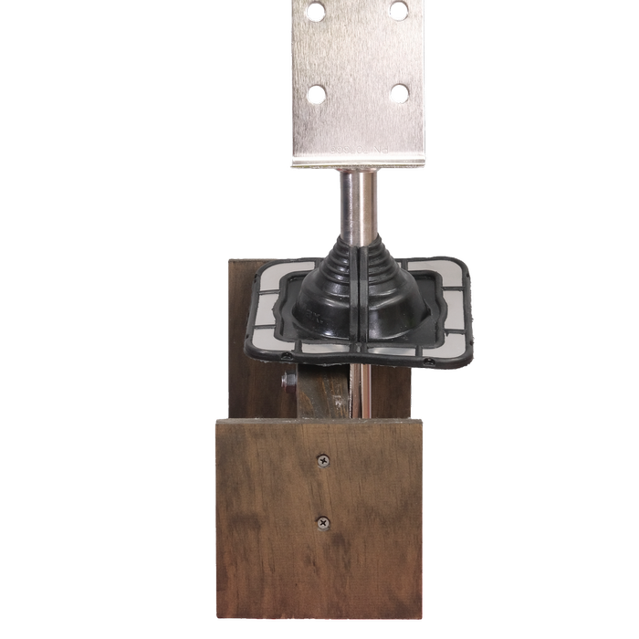 Roof Extenda MKII 316 Stainless Steel Bracket With Black Weather Seal