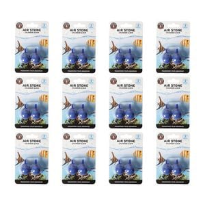 24pc Dudley's World Of Pets Round Aquarium/Airstone Cylinder 2.5cm - Blue