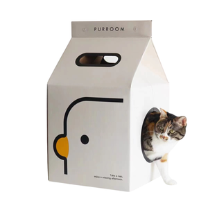 Purroom Little Chick Series - Milk Box Cat Scratcher