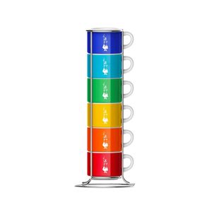 Bialetti Colourful Stackable Cups - Set of 6