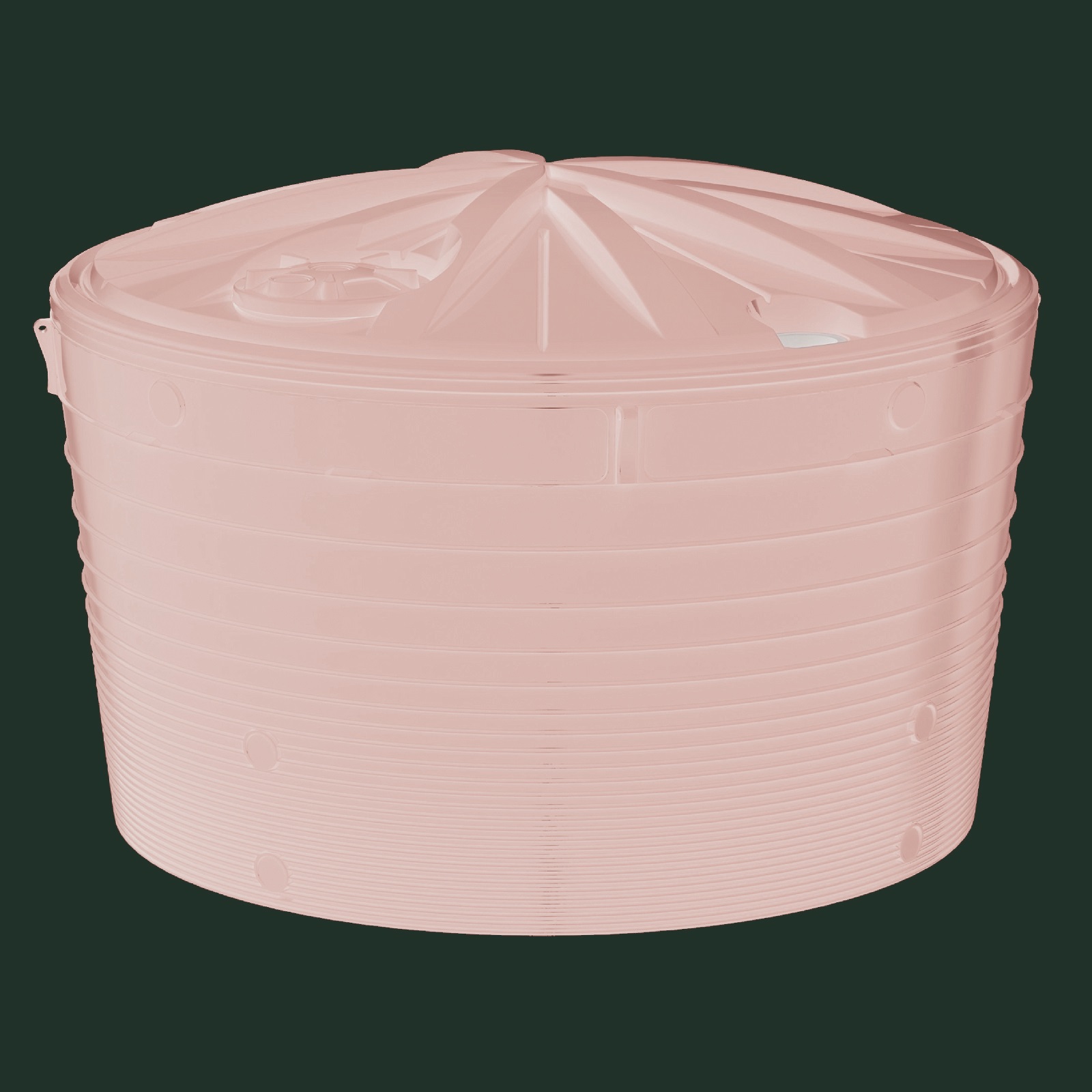 Team Poly 10000L Heritage Green Boabab Round Poly Water Tank