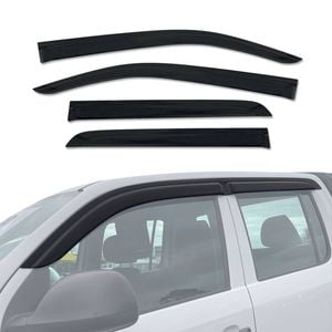 AUSGO Luxury Weather Shields for Volkswagen Amarok 2H Series Dual Cab 2009-2022 Weathershields Window Visors Wind Deflectors