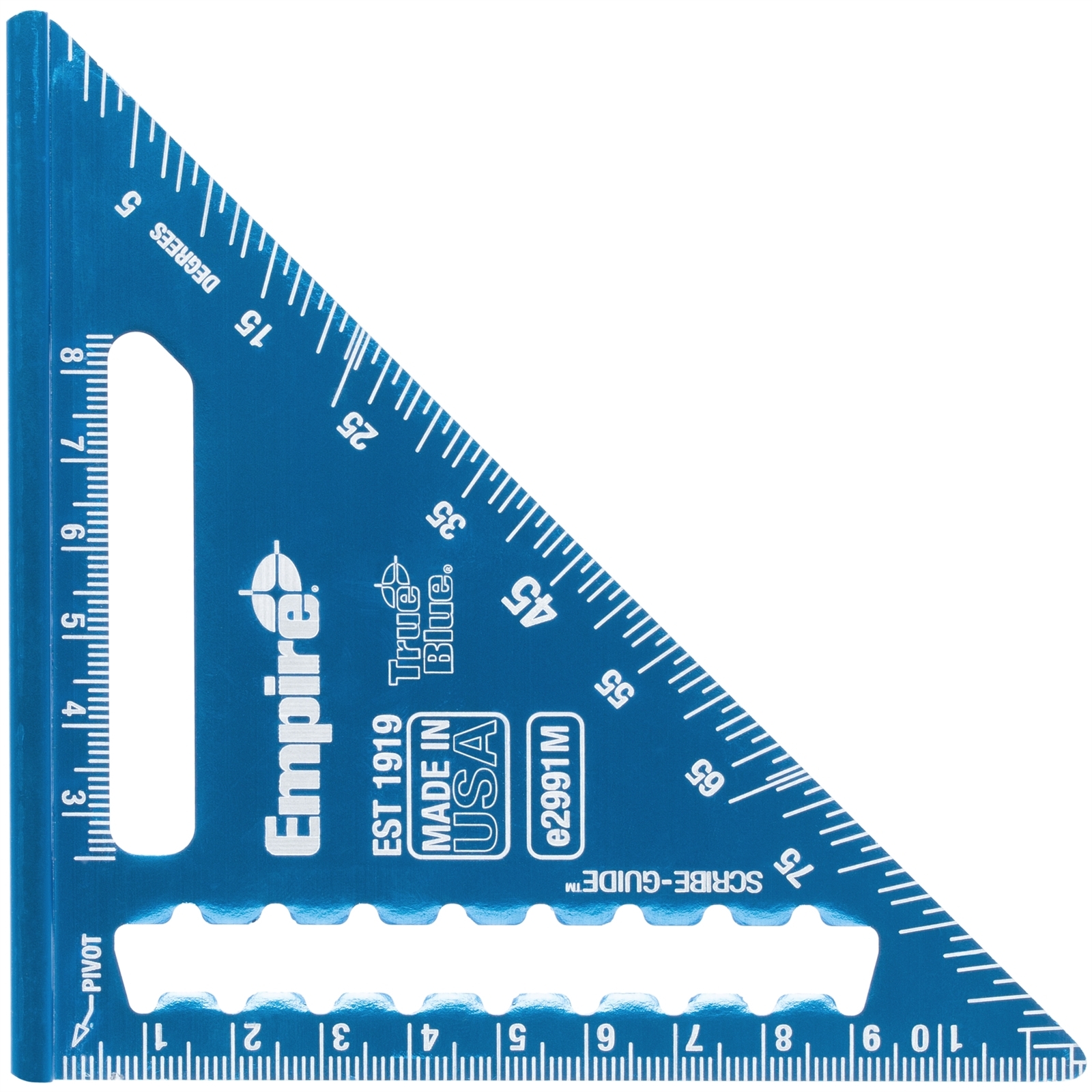 Empire True Blue 120mm Hi Vis Mini Laser Etched Rafter Square Bunnings Australia