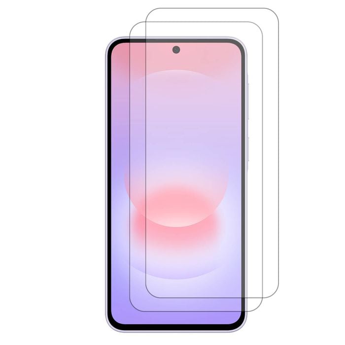 2 Pack Mezon Samsung Galaxy A37 5g (6.7") Clear Tempered Glass Screen Protectors