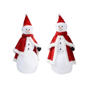 Lifebay 2D Flat Snowman Christmas Lawn Decoration (2pcs)