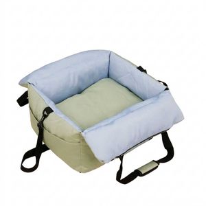 P&p Green Blue Dog Car Seat Bed Portable Pet Carrier Travel Safety Cushion