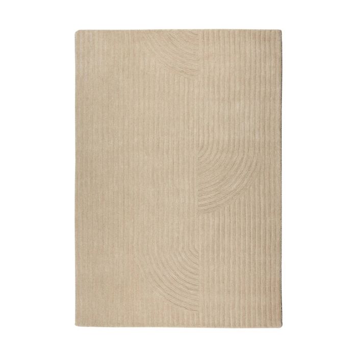 Colorscope deco design 1 contemporary indoor rug soft plush taupe 276x365cm
