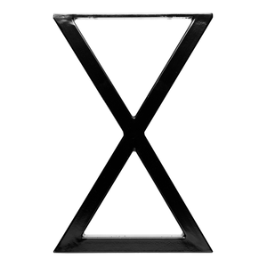 Rapid 300 x 450 x 50mm Black Steel Tube San Pedro Bench Leg