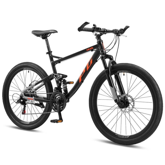 Progear Trail Dual Suspension MTB 26*19" in Black Ember