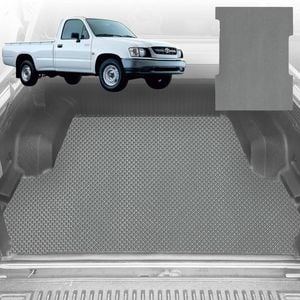 6D Diamond Ute Tub Mat for Toyota Hilux Single Cab 2005-Current (With Spray On Liner or No Liner) - Grey