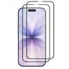 2 Pack MEZON Apple iPhone 17 (6.3") Full Cover Tempered Glass Screen Protectors