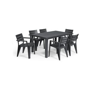 Keter 7 Piece Julie Outdoor Dining Set