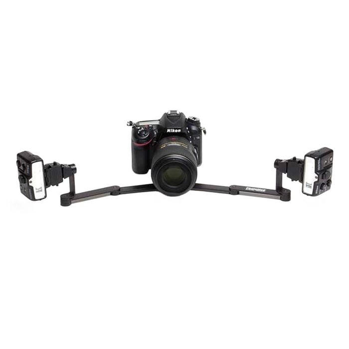 Photomed R2-NB Dual Point Ball Head Flash Bracket For Nikon DSLR Cameras