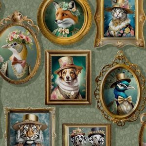 Regal Beasts Wallpaper 13792 53cm x 10.05m