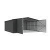 Absco Structures 5.64mW x 5.49mD x 2.64mH Monument Double Barn Door Garage