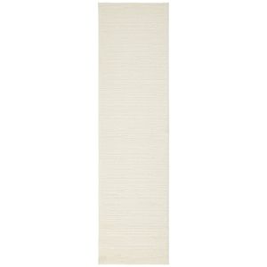 Elias Ezra White 500x80cm Runner - Extra Large Pet Friendly Power Loomed Rug