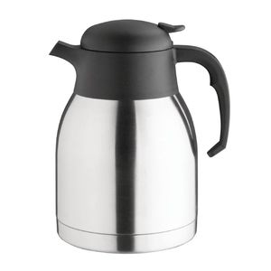 Olympia Stainless Steel Vacuum Jug Insulated Double Wall Hot Cold 1.5ltr