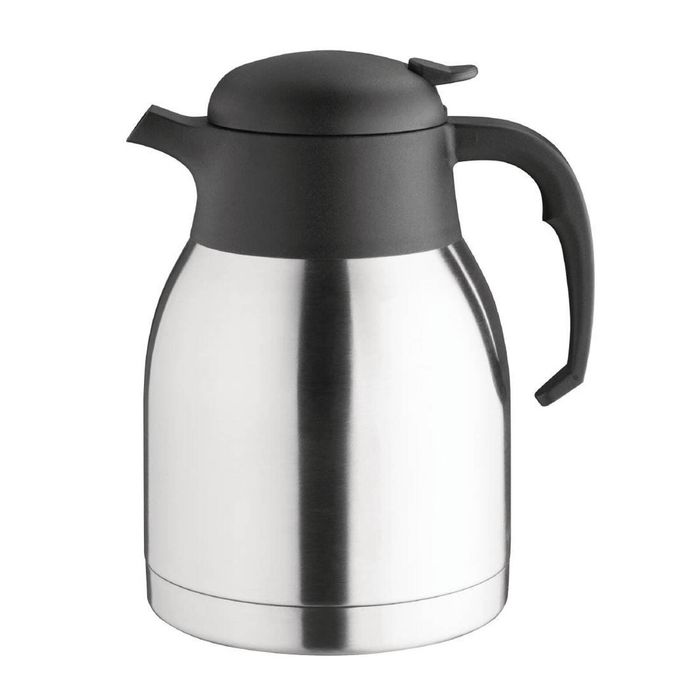 Olympia Stainless Steel Vacuum Jug Insulated Double Wall Hot Cold 1.5ltr
