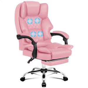 ALFORDSON Office Desk Chair Massage Pink