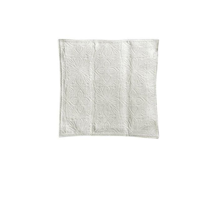 Bloomington Tessa Embossed Cushion Cover 40 x 40 cm Marshmallow