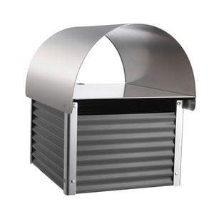 Sandleford Woodland Grey Carrum Post Mount Letterbox