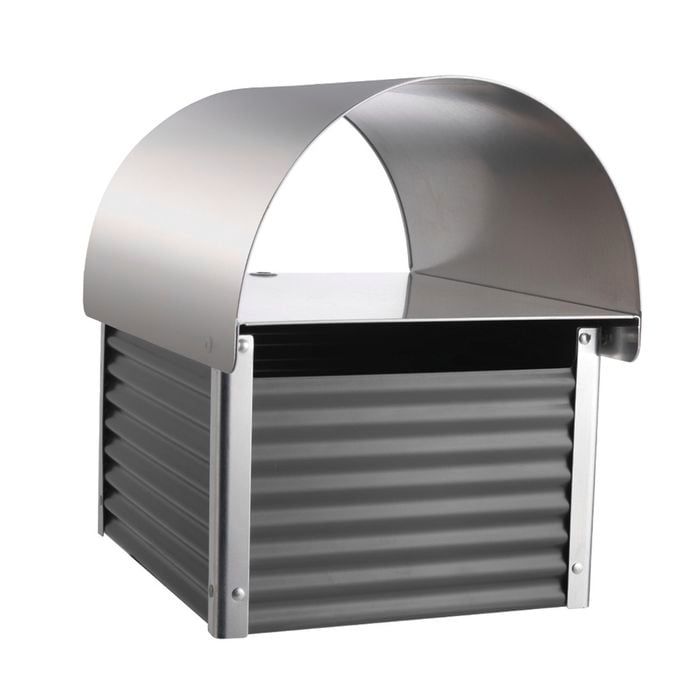 Sandleford Woodland Grey Carrum Post Mount Letterbox