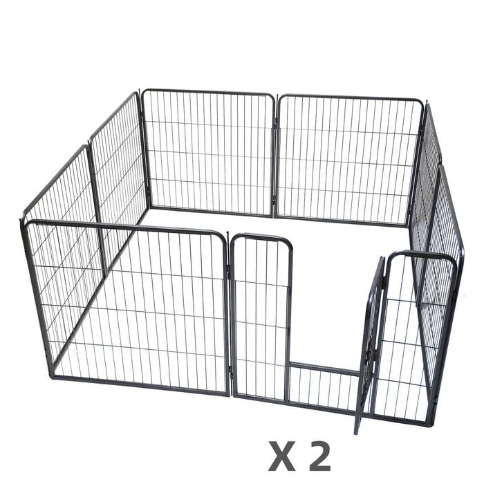 Yes4pets 16 Panels 80 Cm Heavy Duty Pet Playpen