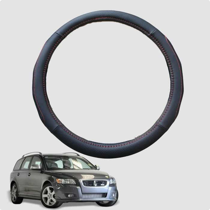 Steering Wheel Cover for Volvo V50 2004-2012 Auto 38CM | Circle